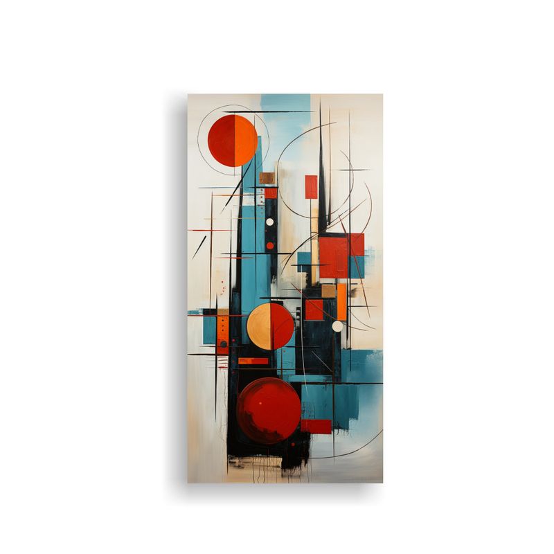 GENERICO - Pintura Abstracta Arte Gráfico Arte De Pared 80x160 Cm