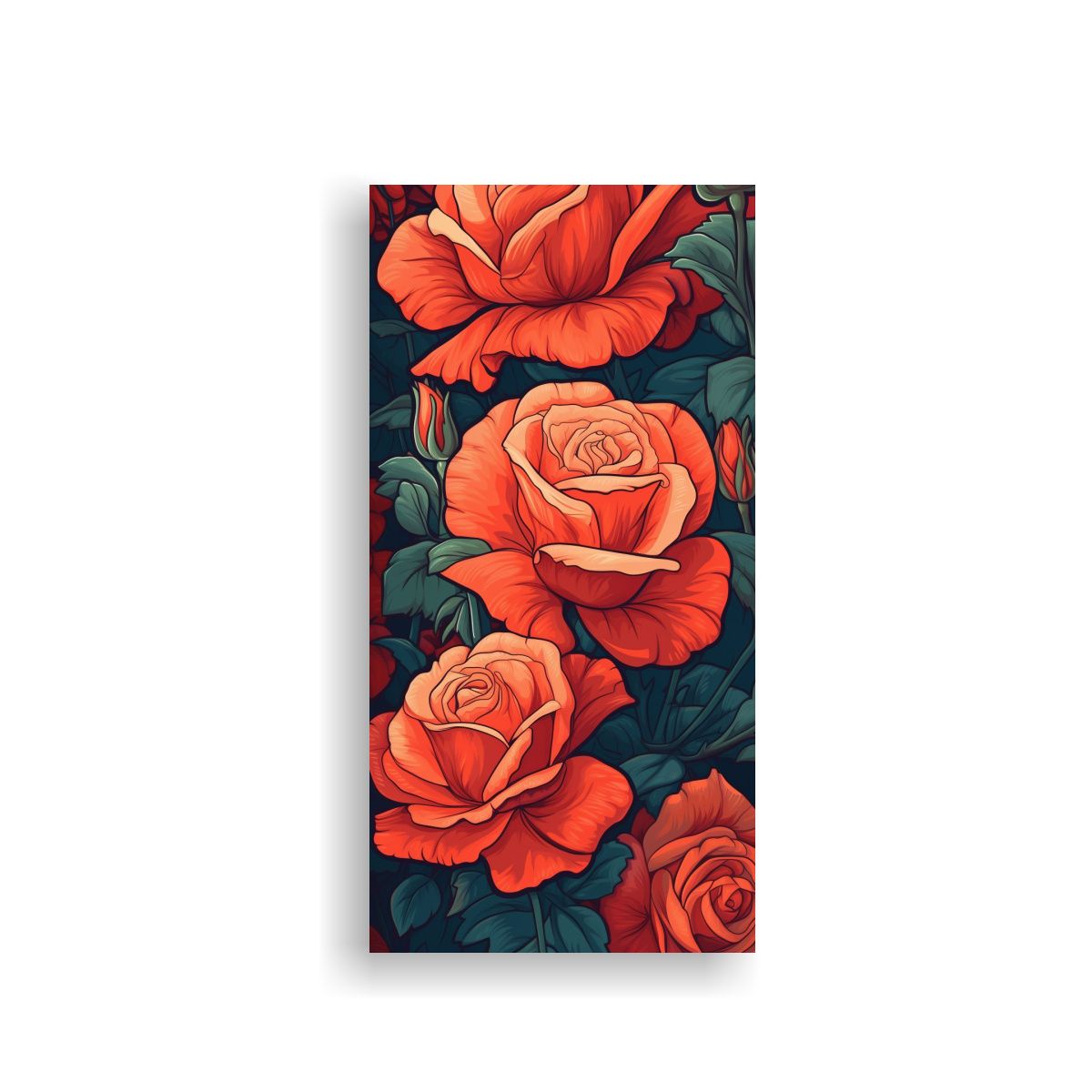 GENERICO - Lienzo Abstracto Elegancia Con Detalle De 60x120 Cm