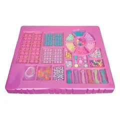 GENERICO - Juguete Set De Mostacillas Para Hacer Pulseras Infantiles