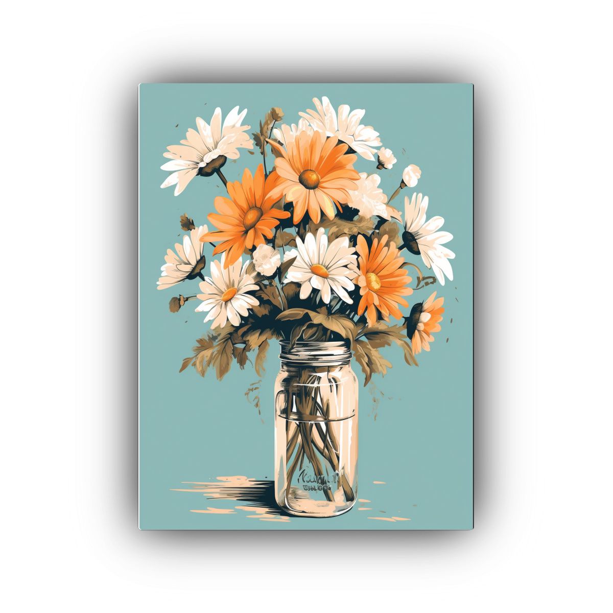 GENERICO - Cuadro Conceptual En Bastidor Riqueza Visual 80x120 Cm