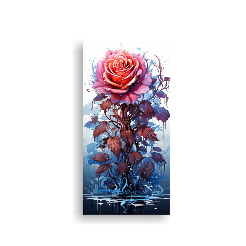 GENERICO - Pintura Decorativa Tribal Con Poder Del Rosa Neon 40x80 Cm