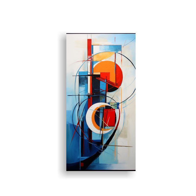 GENERICO - Lindas Pinturas Abstractas Modernas Sobre Lienzos 20x40 Cm