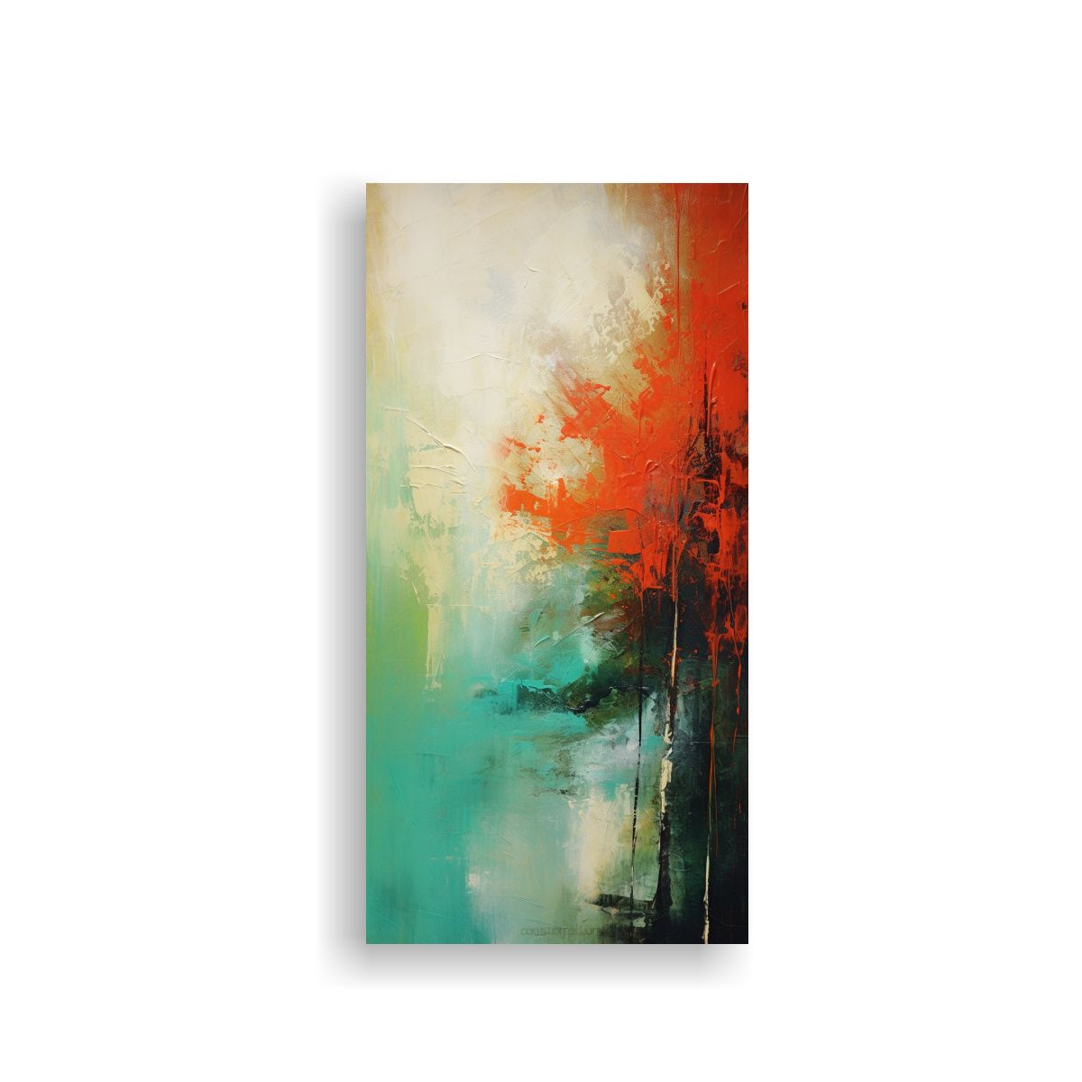 GENERICO - Pintura Abstracta De Alta Calidad Inspirada En La 20x40 Cm