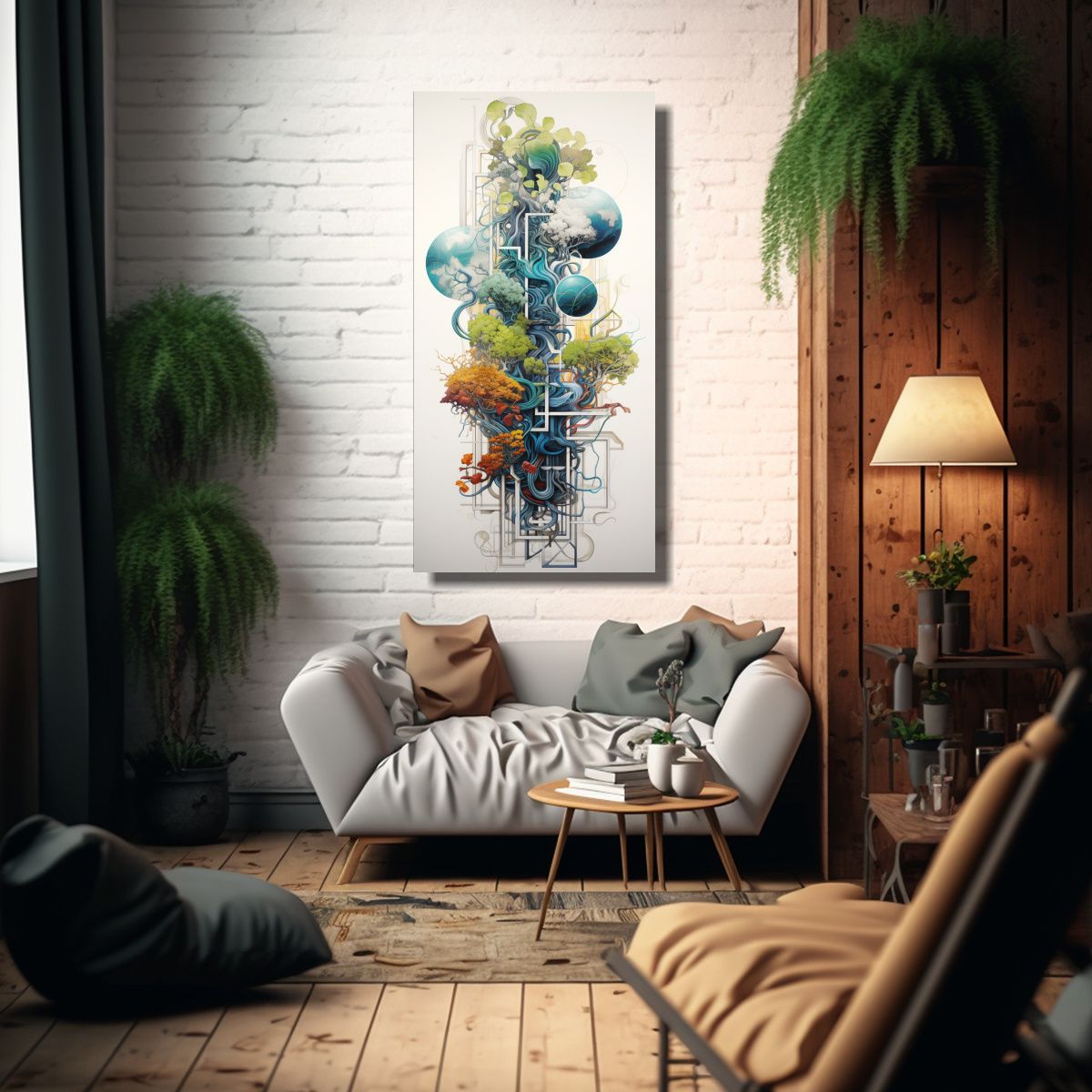 GENERICO - Pinturas De Decoración Vanguardia Vision Fusión 70x140 Cm