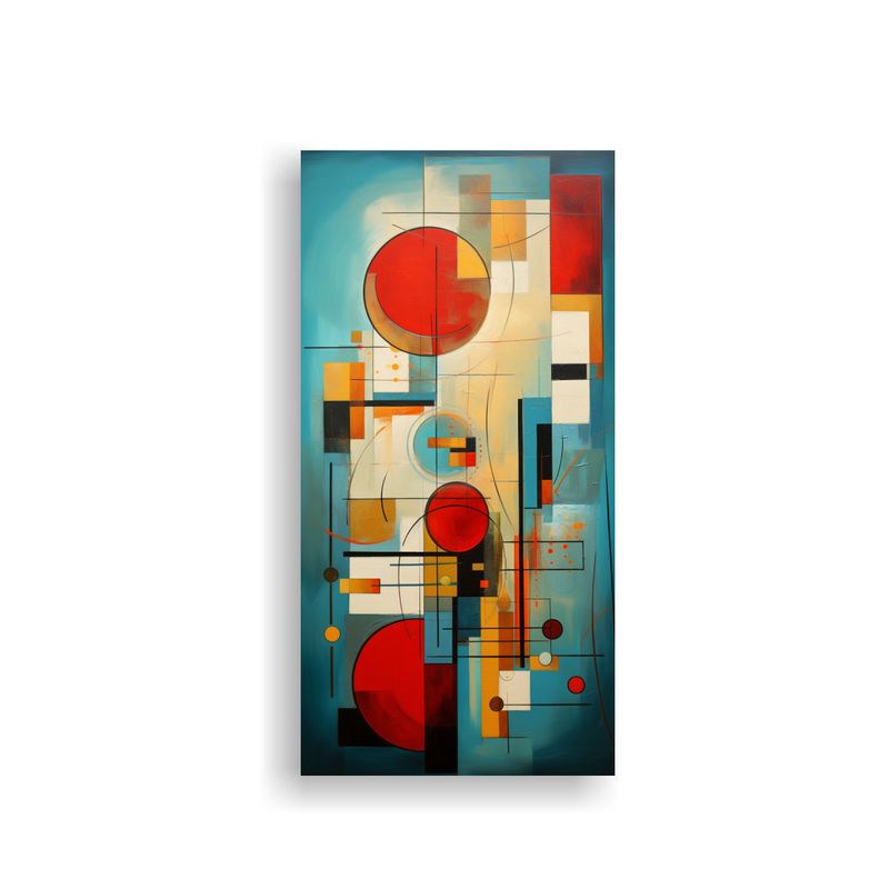 GENERICO - Cuadros Abstractos Hermosos Para Decorar La Sala 20x40 Cm