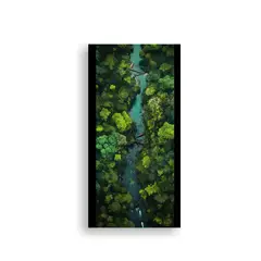 GENERICO - Cuadro Decorativo Arte Fino Imagen Baño 30x60 Cm
