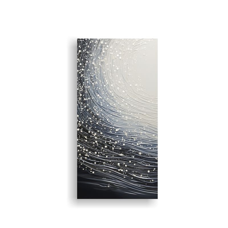 GENERICO - Puntos Luminosos Que Componen La Impactante Obra 50x100 Cm