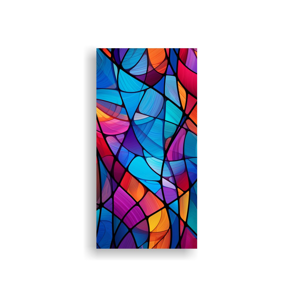 GENERICO - Cuadro De Tela Estilo Galería Con Composición 80x160 Cm.