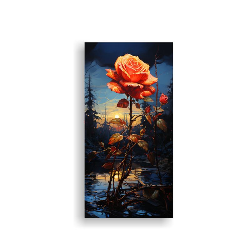 GENERICO - Pintura Decorativa Estilo Rose Van Gogh 80x160 Cm