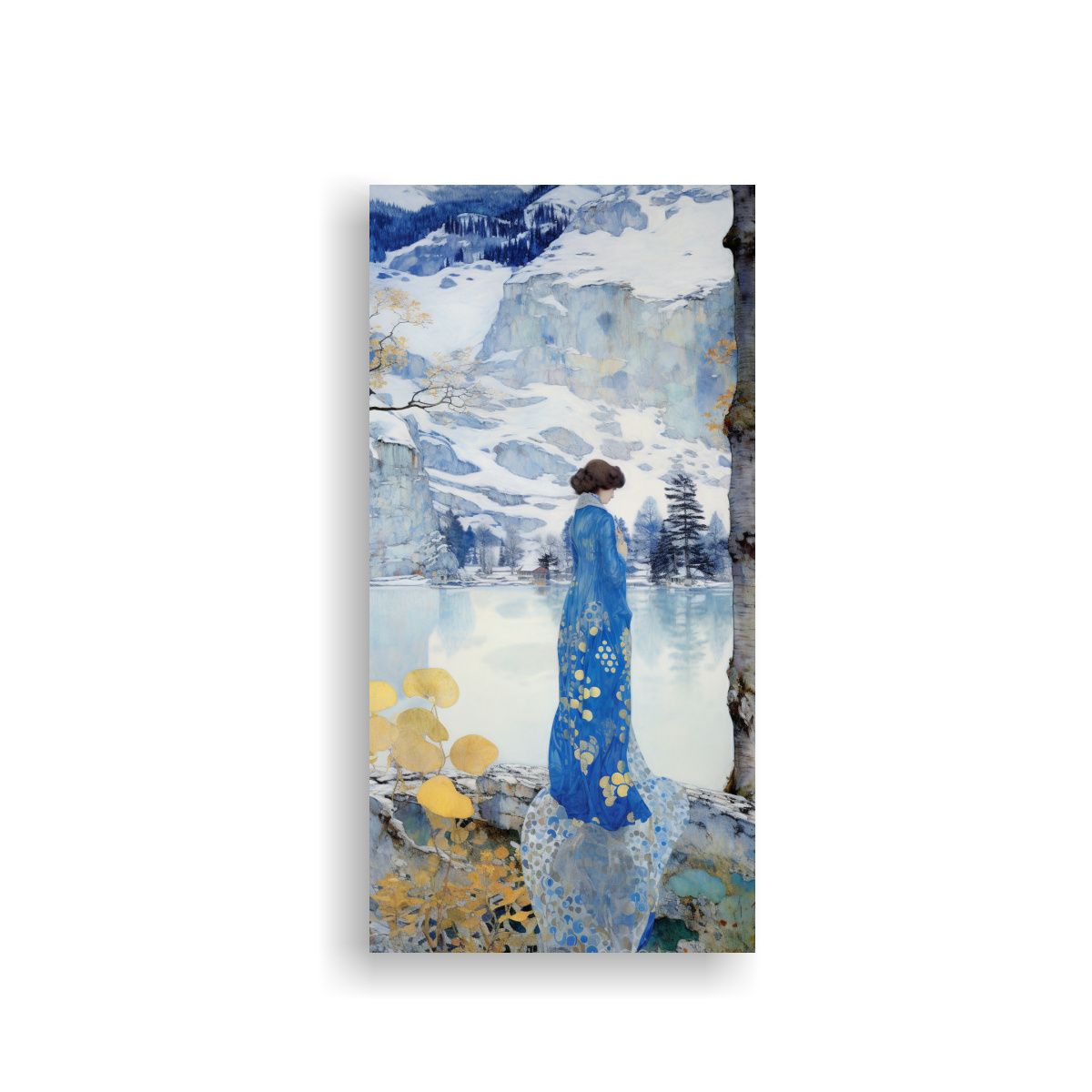 GENERICO - Lienzo Decorativo Paisajes Deshabitados De Gustav 40x80 Cm