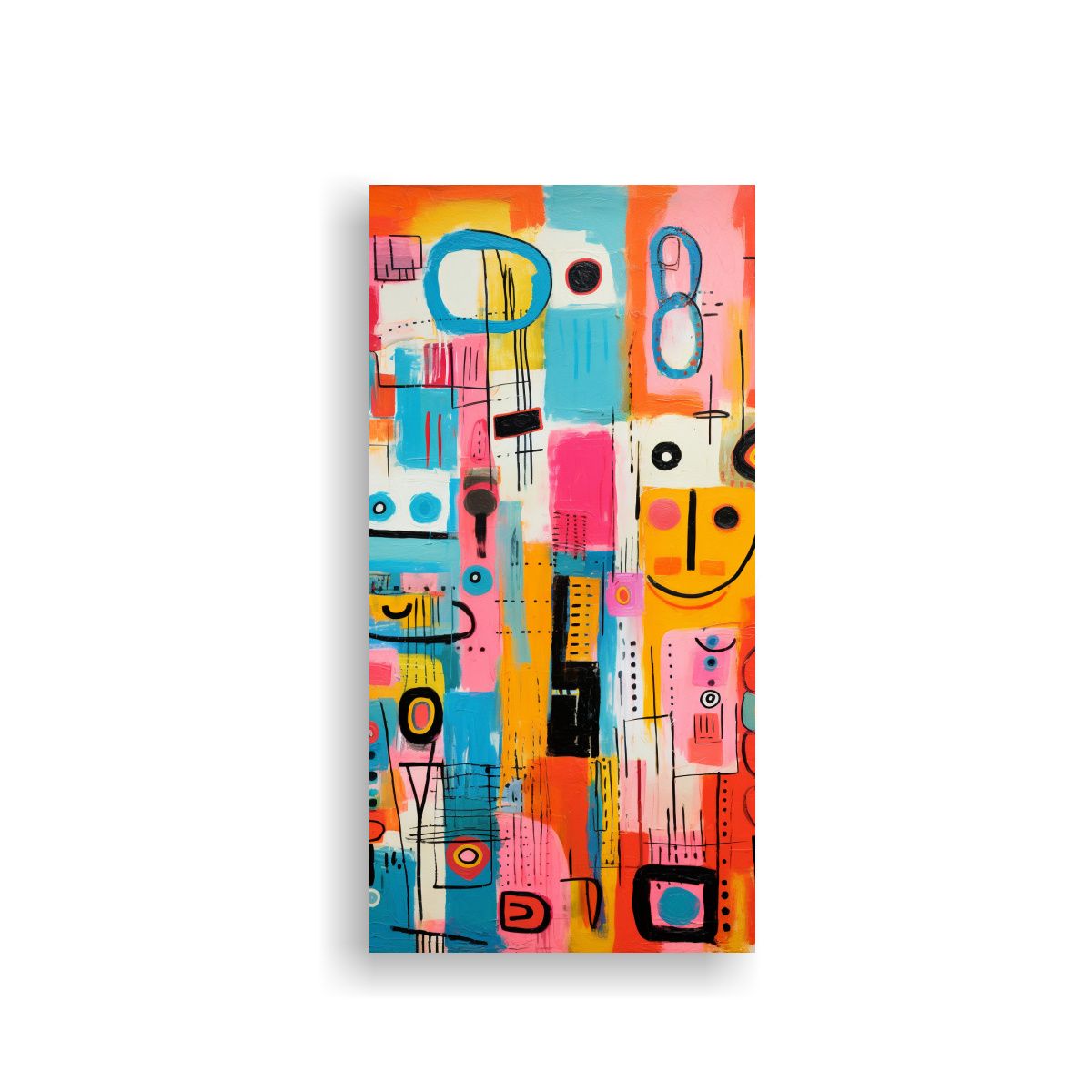 GENERICO - Cuadro Composición Luminosidad Inspirado En Art 60x120 Cm