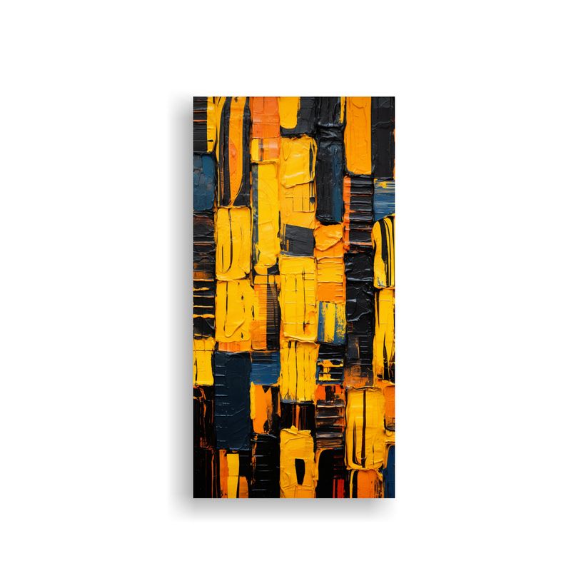 GENERICO - Lienzo Cálidos Visión únicos Gráficos 20x40 Cm