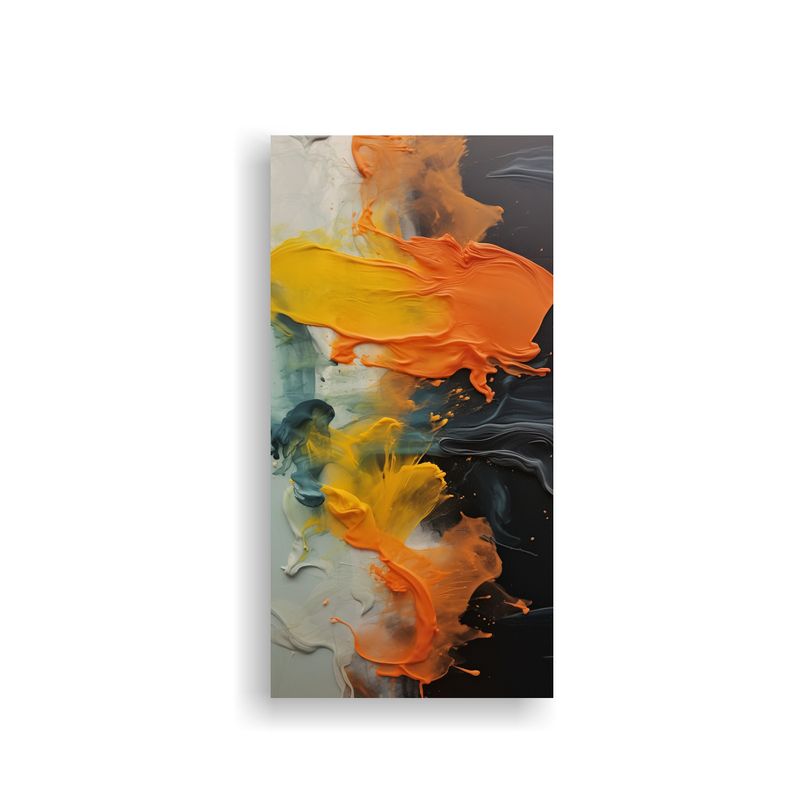 GENERICO - Pintura Decorativa En Bastidor Con Movimientos 30x60 Cm
