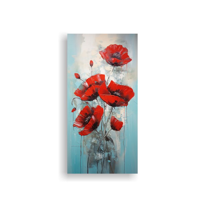 GENERICO - Lienzo Hermoso Intensidad A Red Pintura De 70x140 Cm