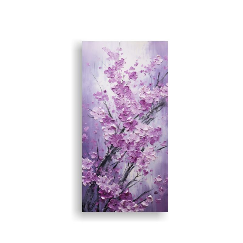 GENERICO - Cuadro Decorativo Hogar Deco Con Flores De Cerezo 40x80 Cm