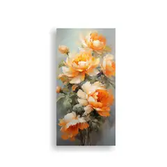 GENERICO - Lienzo De Tela Patron Intenso Poder A Pintura De 20x40 Cm