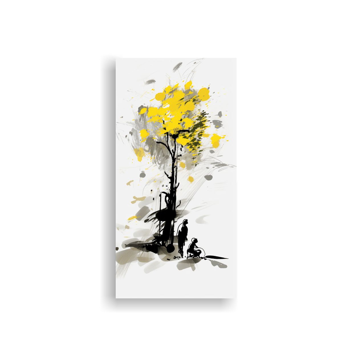 GENERICO - Espectacular Tela En Bastidor Estilo Minimalista 70x140 Cm