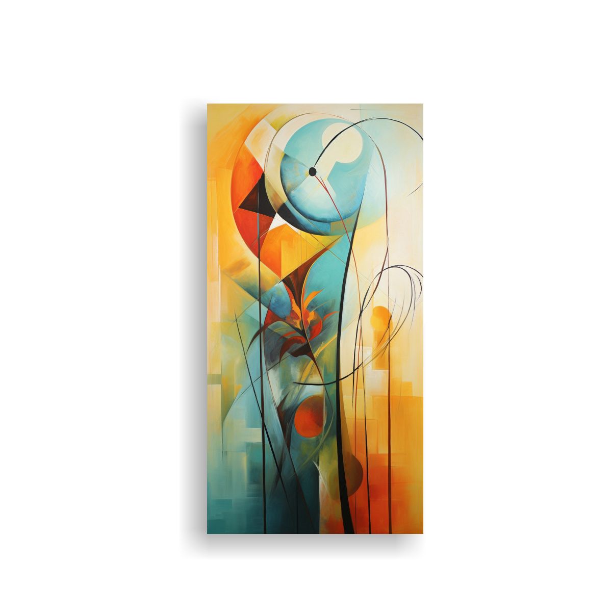 GENERICO - Cuadro Abstracto Interpretación De Una Brisa De 70x140 Cm