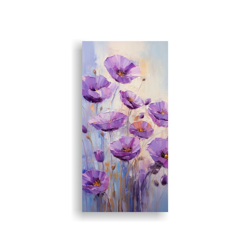 GENERICO - Arte Diseño Poder Cuadro Lienzo Estilo Flor 50x100 Cm
