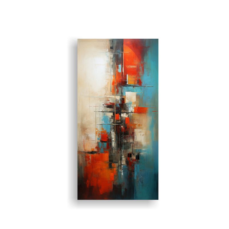 GENERICO - Pinturas Decorativas De Expresionismo Abstracto 60x120 Cm