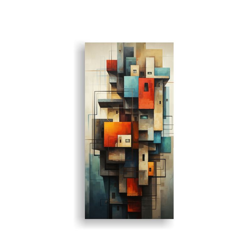 GENERICO - Cuadro Hermoso Sensibilidad Artística Pinturas 30x60 Cm