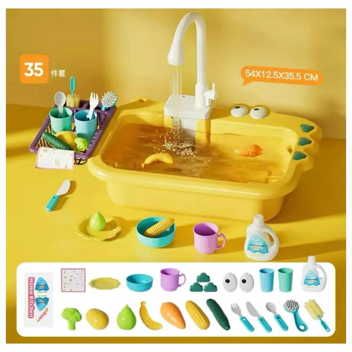 GENERICO - Juguete Fregadero De Cocina Con Accesorios Infantil