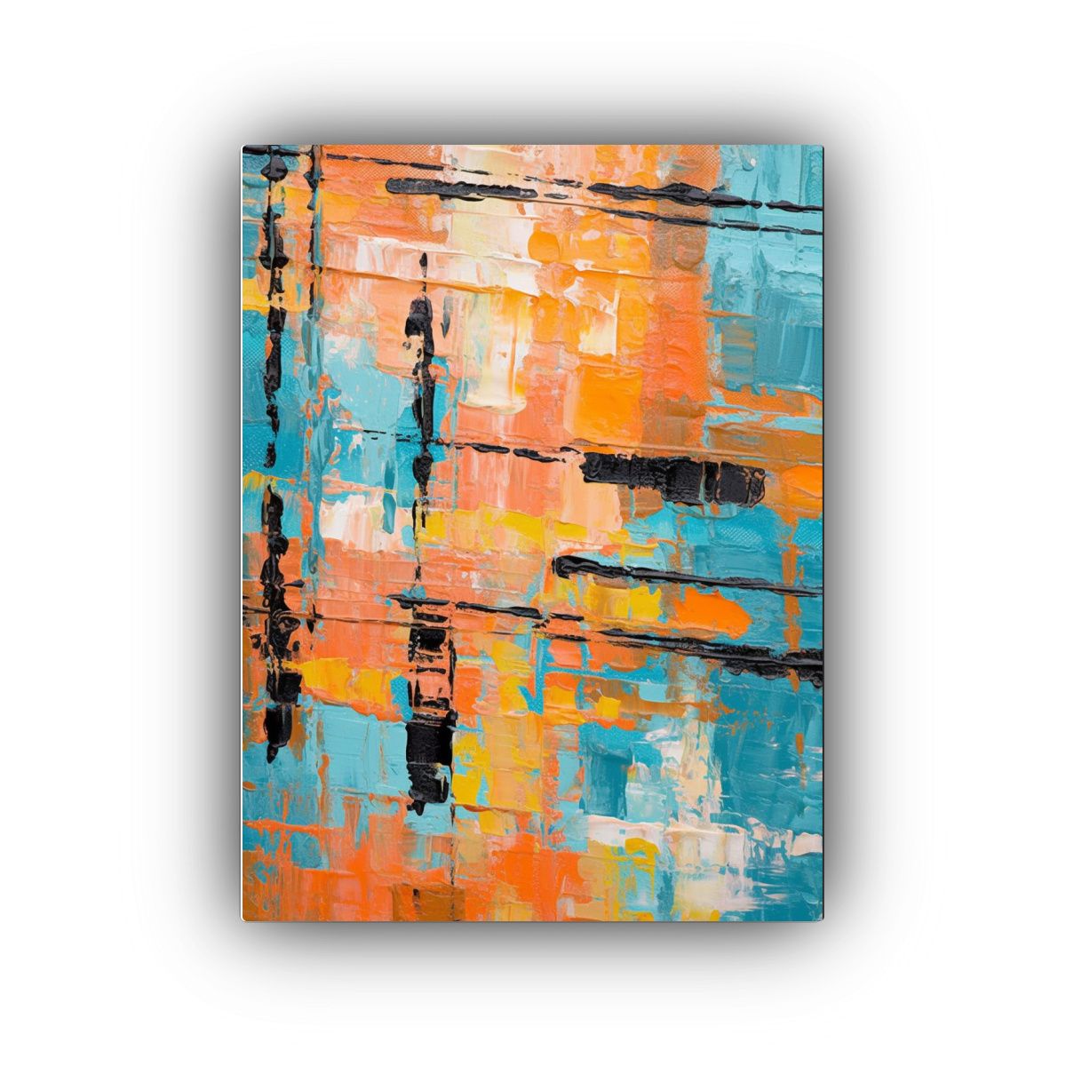 GENERICO - Pintura Composición Living En Primer Plano 80x120 Cm