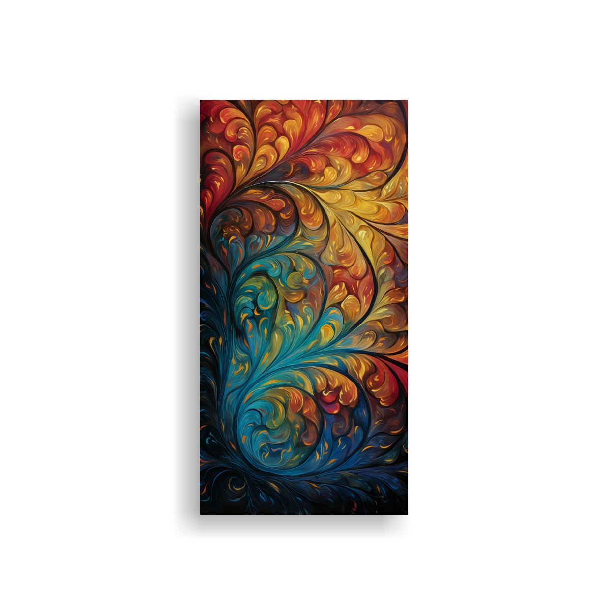 GENERICO - Cuadro Decorativo Inspirado En Tonos Exuberantes 60x120 Cm