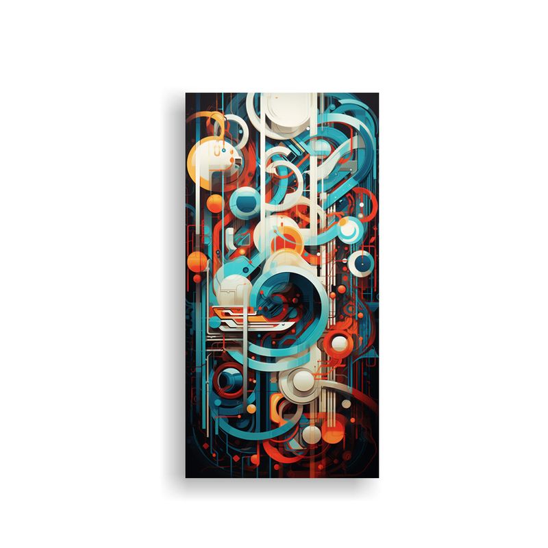GENERICO - Pinturas Decorativas De Fusión Floral Y 60x120 Cm