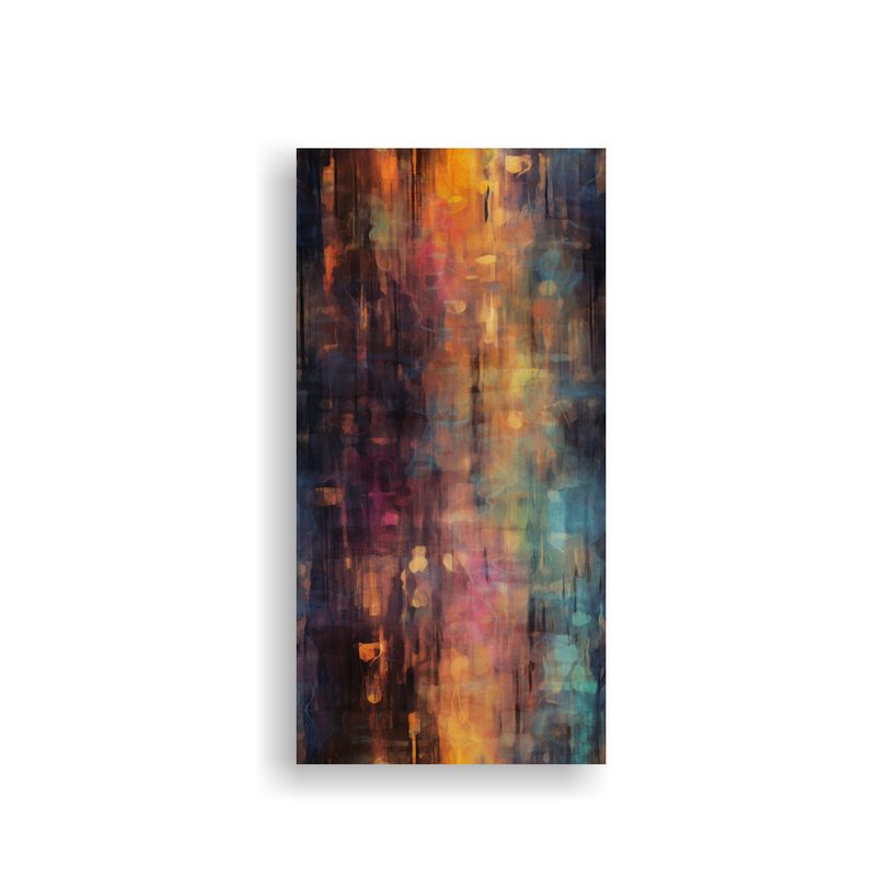 GENERICO - Pintura Abstracta De Fantasía En Canva Para 80x160 Cm