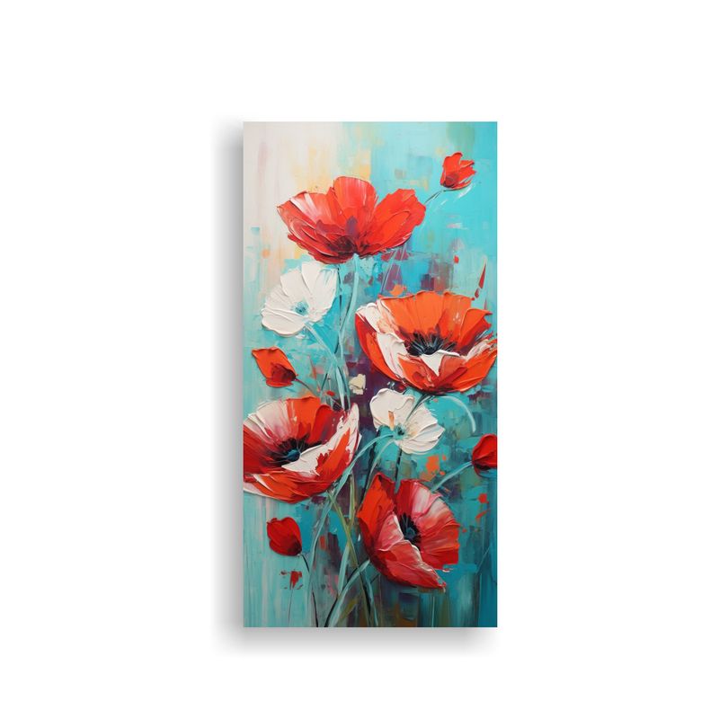 GENERICO - Lienzo De Tela Con Finas Líneas Naturaleza Viva 50x100 Cm