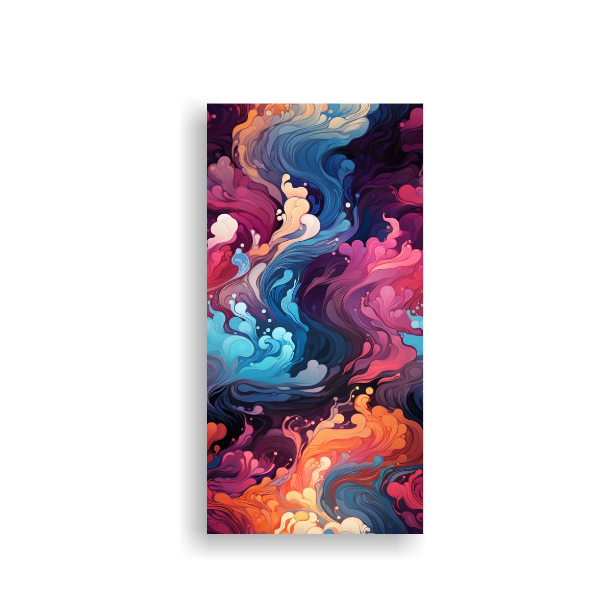 GENERICO - Pintura Decorativa Clásica Con Onda Marina 40x80 Cm.