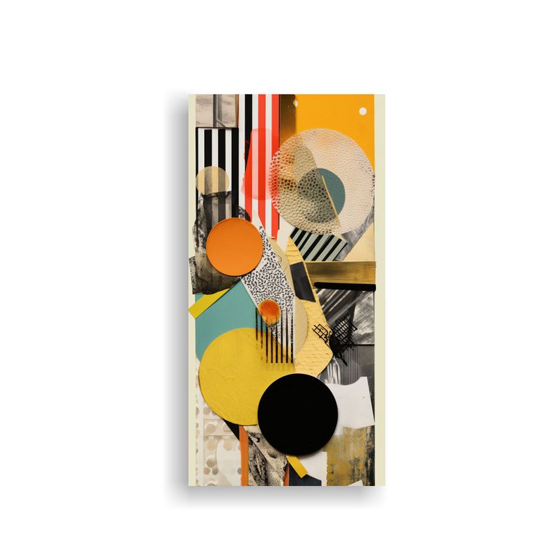 GENERICO - Pintura Abstracta Inspirada En Composición 70x140 Cm