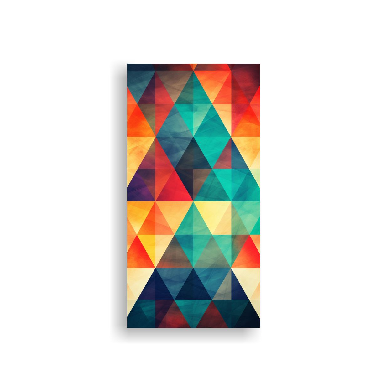 GENERICO - Cuadro Abstracto Moderno En Lienzo De Tela De 20x40 Cm