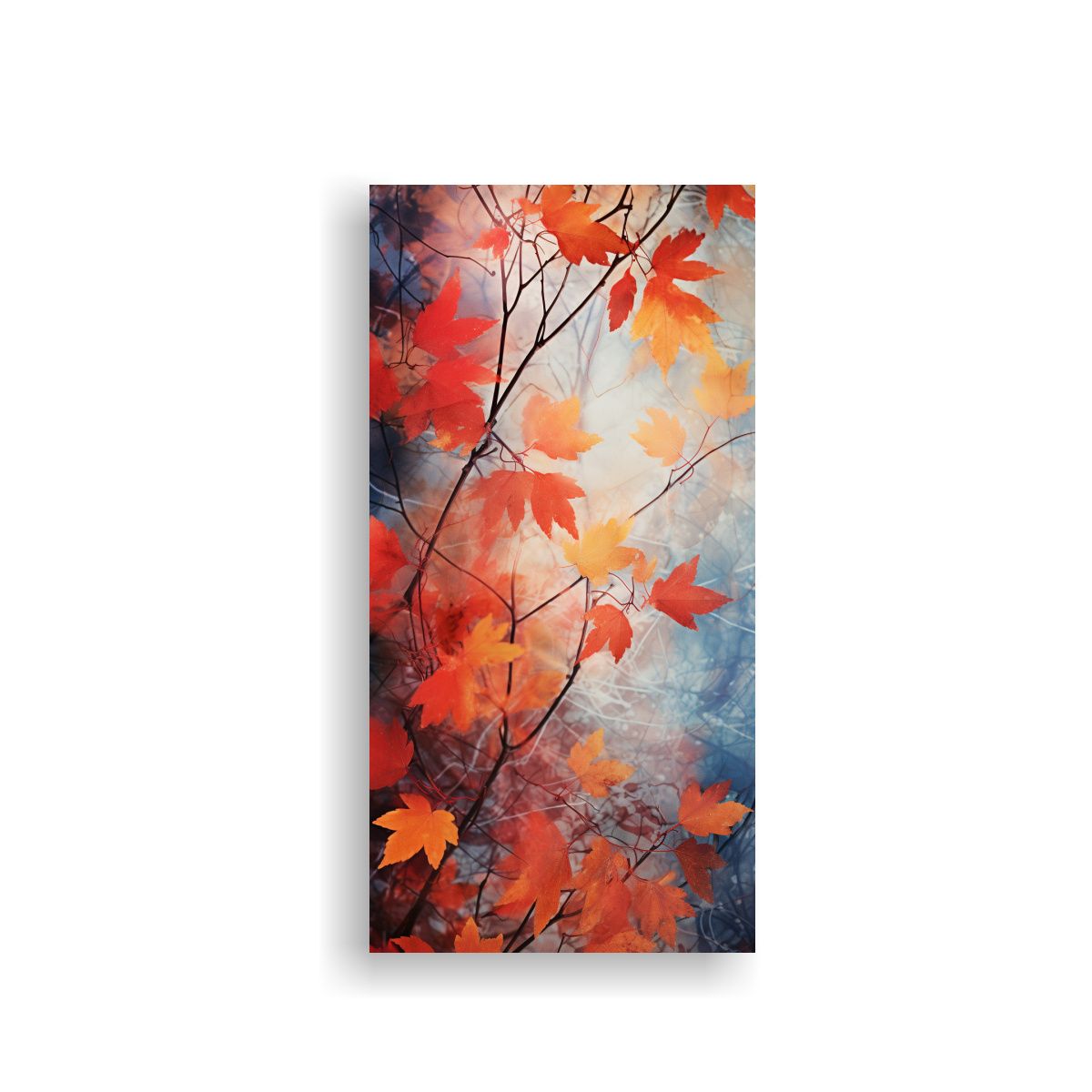 GENERICO - Cuadro Abstracto En Bastidor Con Diseño De 20x40 Cm