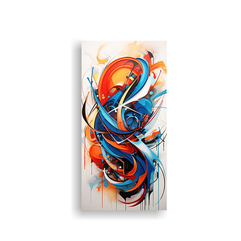 GENERICO - Pinturas Decorativas Abstractas En Fusión De 60x120 Cm