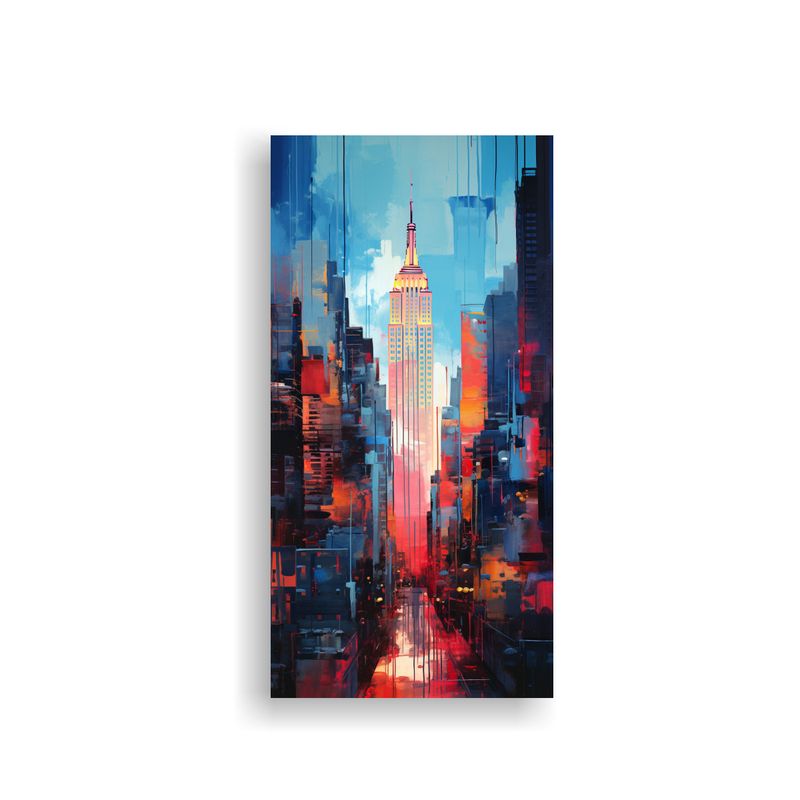GENERICO - Pinturas Decorativas De Arte Vanguardia Glitch 50x100 Cm