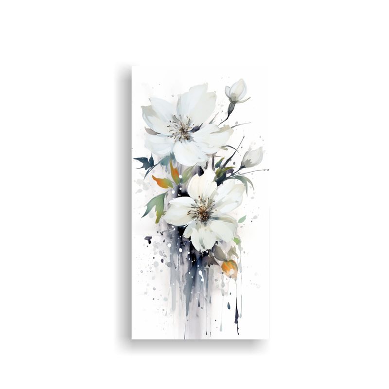 GENERICO - Cuadro Modernos A Todo Color De Flores De Pascua 80x160 Cm
