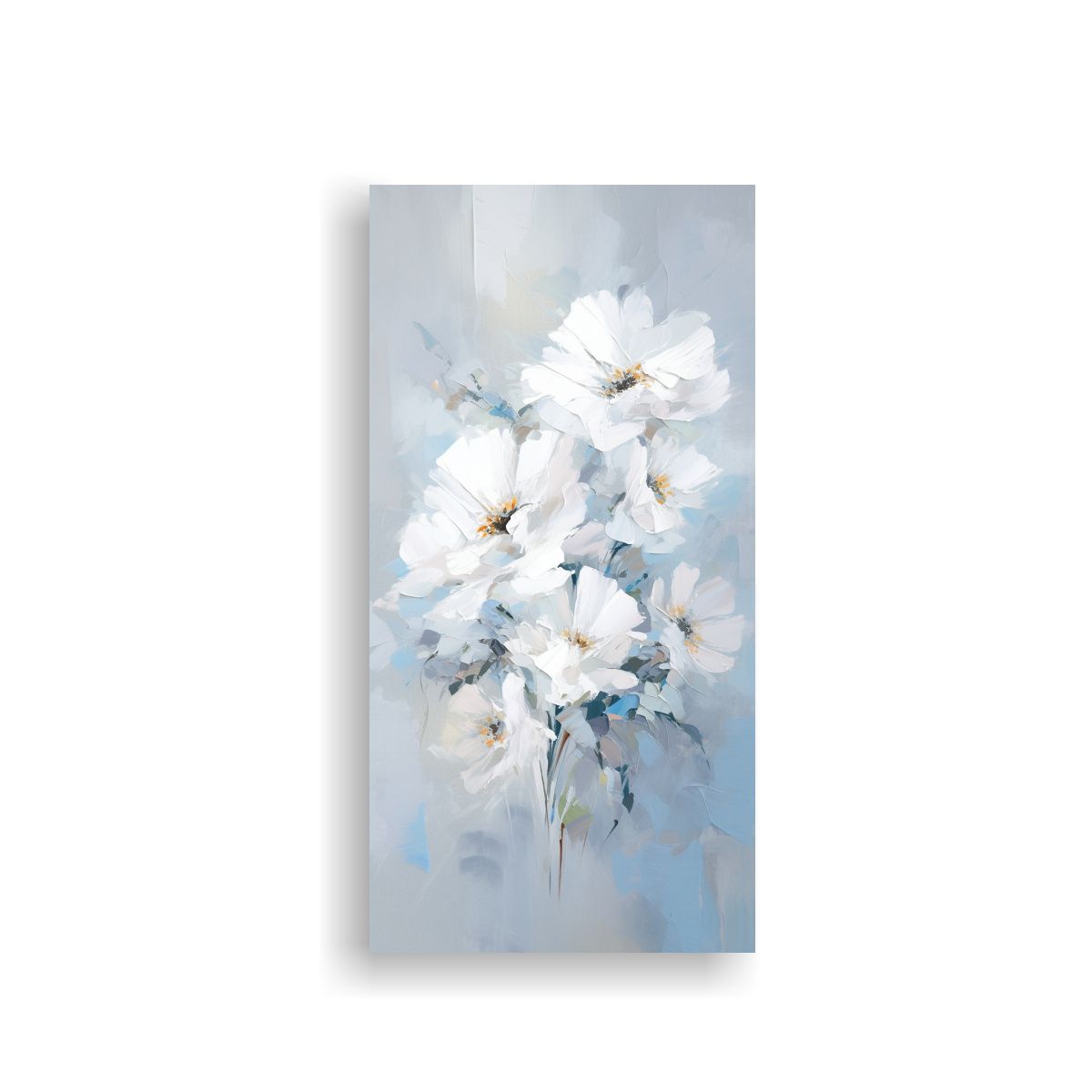 GENERICO - Cuadro De Decoración Exclusivo Con Flores En 30x60 Cm