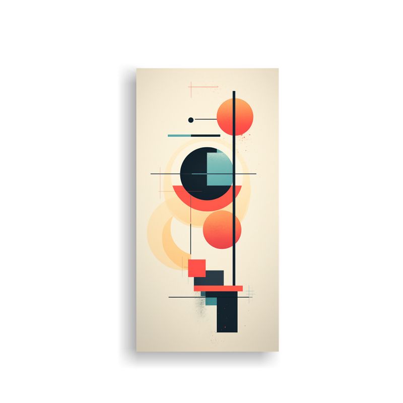 GENERICO - Cuadros Abstractos Minimalistas Modernos Para El 60x120 Cm