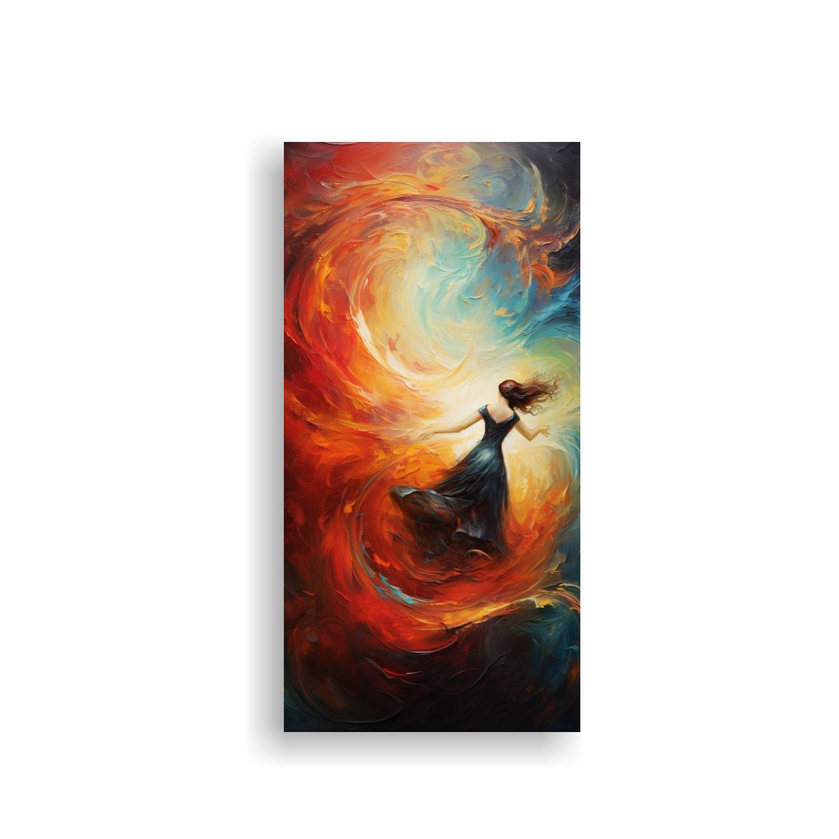 GENERICO - Cuadro Fotografía Abstracta Modernidad Vals De 60x120 Cm