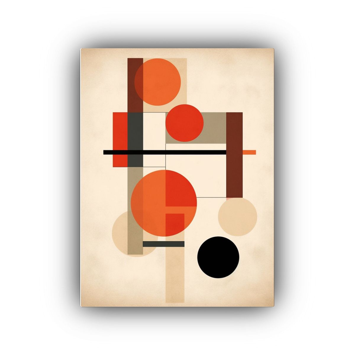 GENERICO - Arte De Pared Geométrico Para Comedor 80x120 Cm