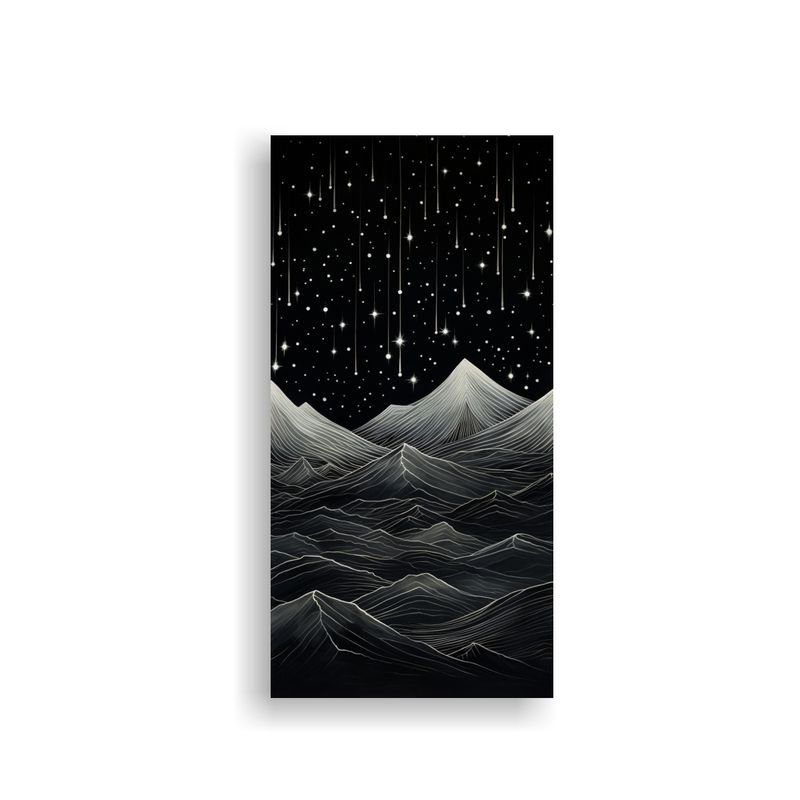 GENERICO - Cuadro Moderno Equilibrio Visual Paisaje 40x80 Cm