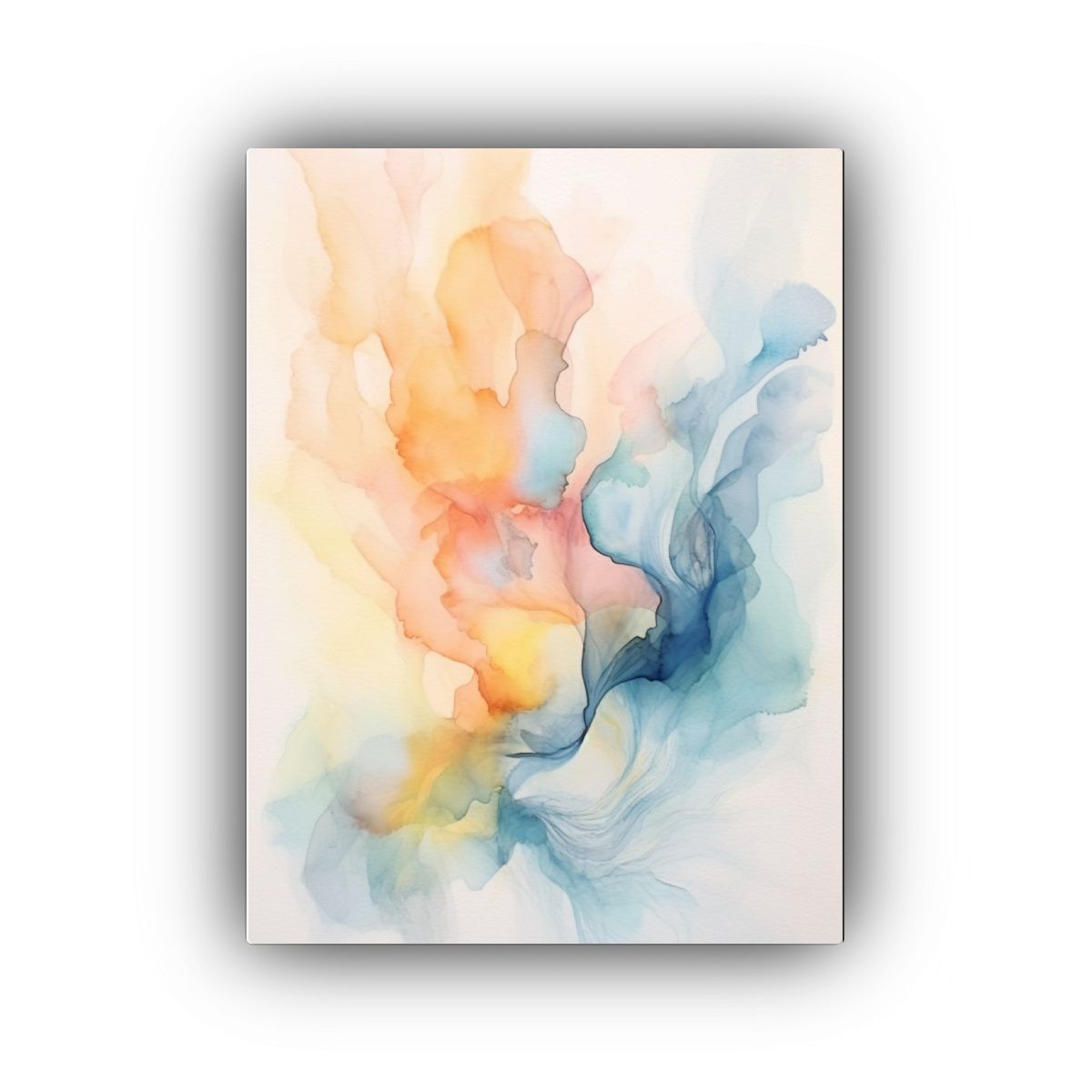 GENERICO - Cuadro Originalidad Concepto Abstracto Acuarela 80x120 Cm