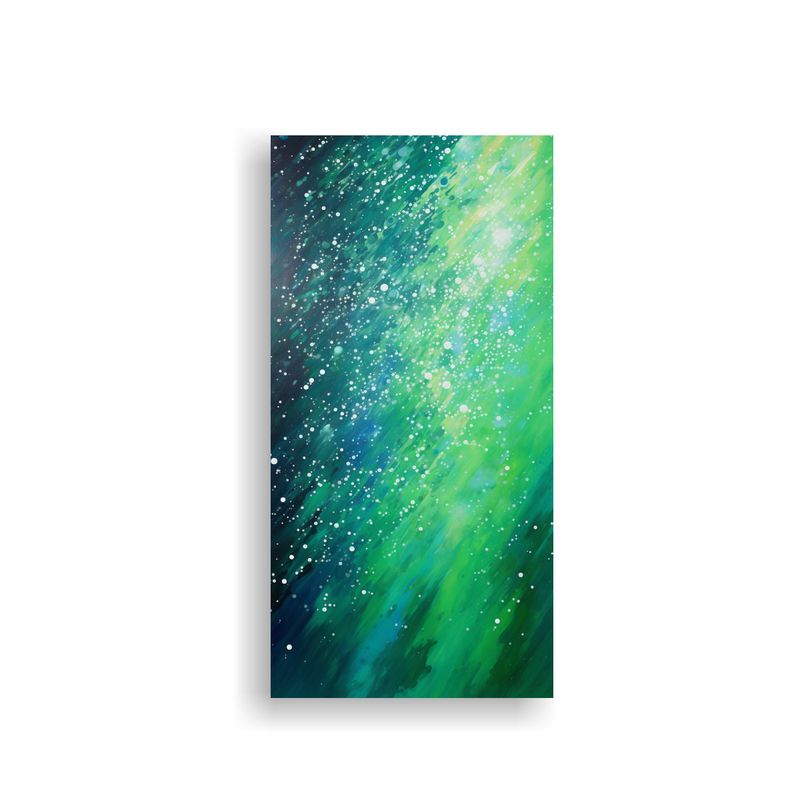 GENERICO - Pintura En Bastidor Moderno Armonía De Colores 30x60 Cm