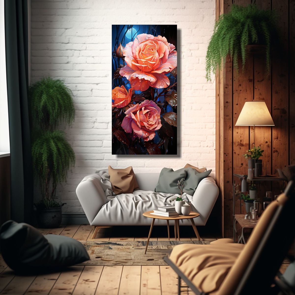 GENERICO - Arte De Pared Decorativo Con Detalles Intrincados 70x140 Cm