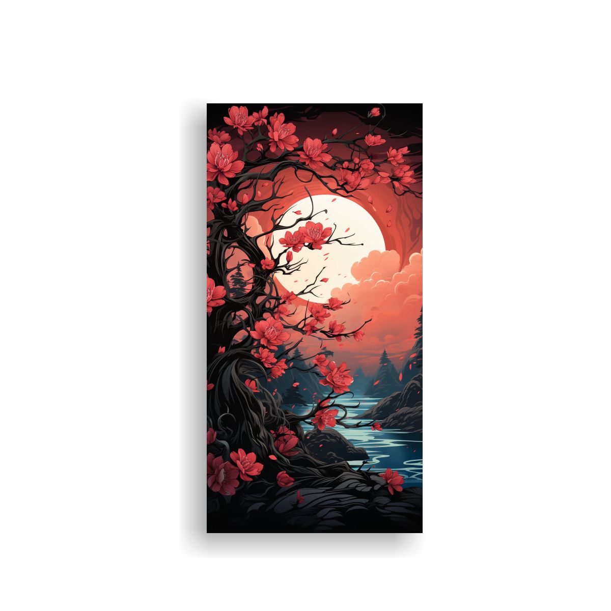 GENERICO - Cuadro Decorativo De Fotografía De Una Textura 30x60 Cm.