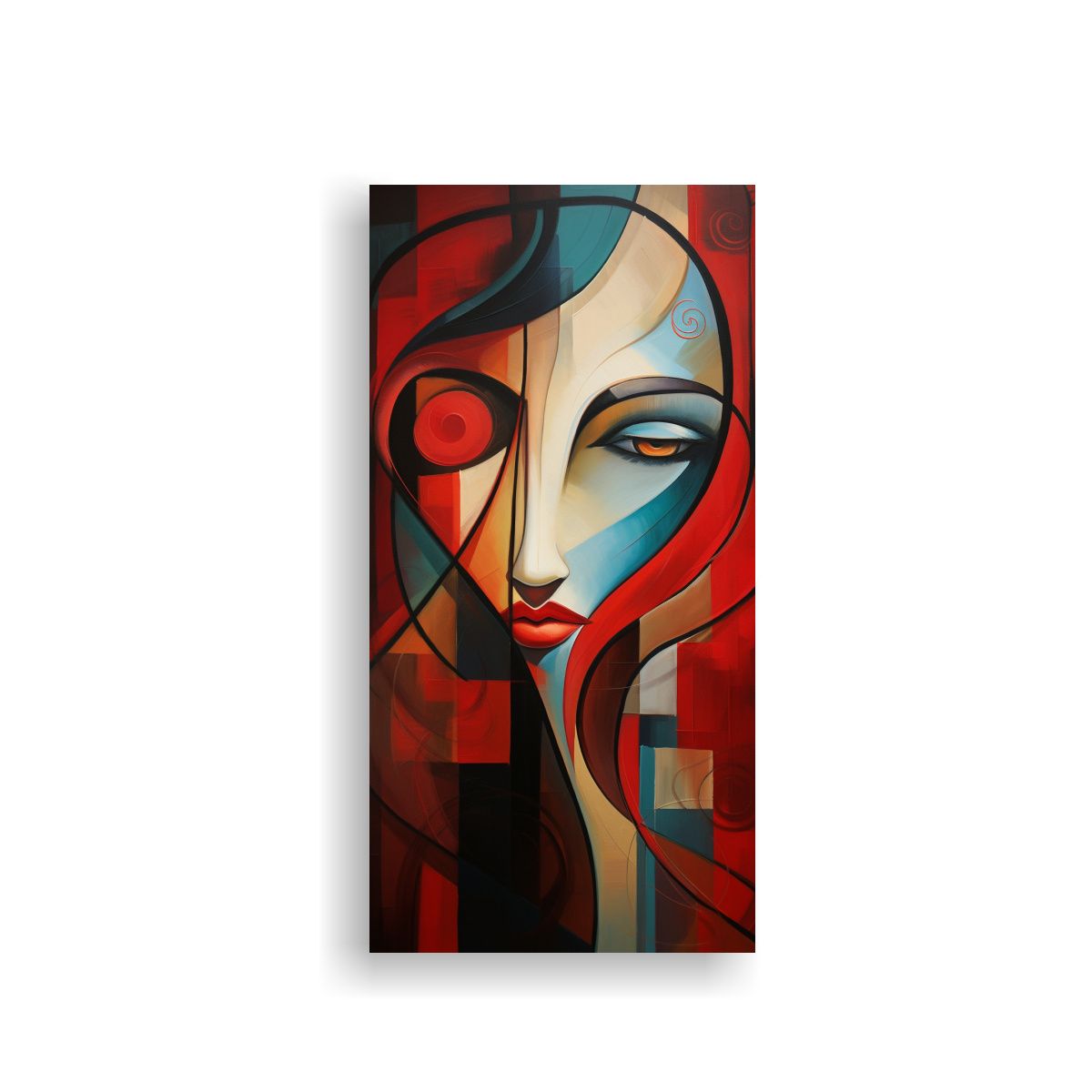 GENERICO - Cuadros Modernos Abstractos Para Decoración Con 80x160 Cm