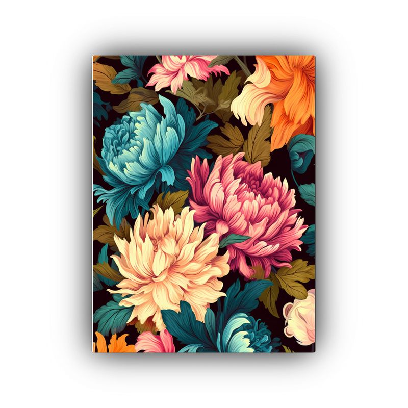GENERICO - Cuadro Floral Lienzo Inspirador Para Decoración 80x120 Cm