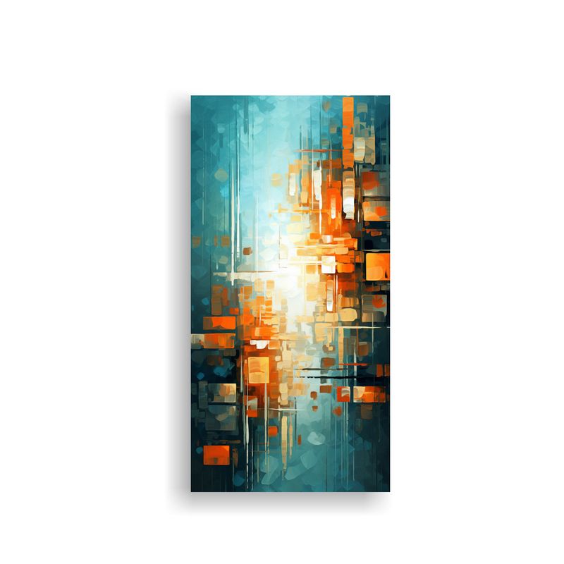 GENERICO - Pinturas Abstractas En Lienzo Para Decoración Al 80x160 Cm
